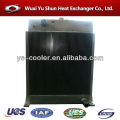aluminum air cooled heat exchanger for vacuum pump / construction machinery